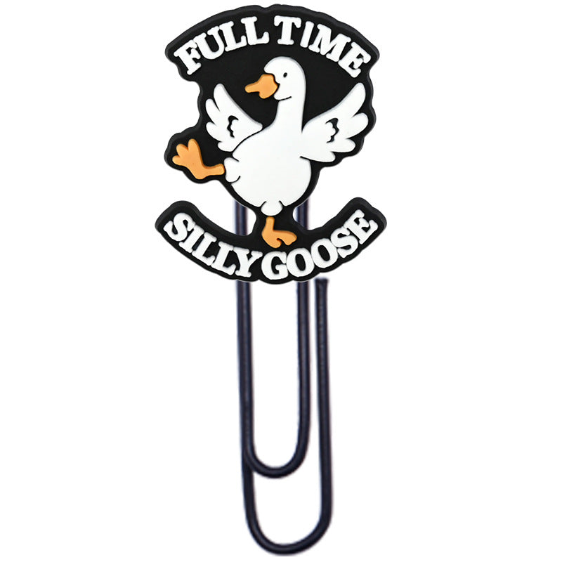 Wholesale  Random Cartoon Swan Paper Clip Bookmark