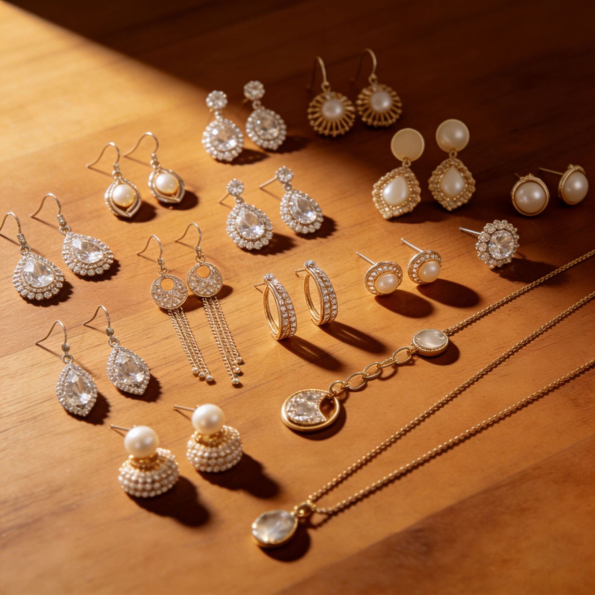 Wholesale Stylish Surprise Jewelry Gift Set Random Gold Alloy Earrings Necklace Bracelet Hair Clip Animal Party Accessory