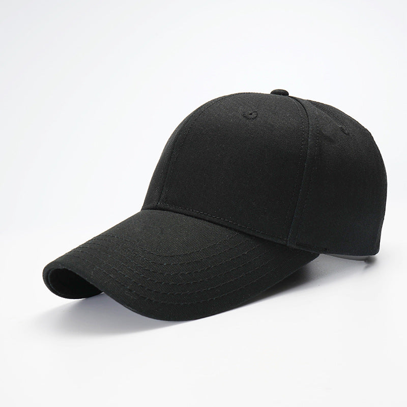 Wholesale The New Simple Solid Color Hard-top Cotton Big-toe Bib Cap