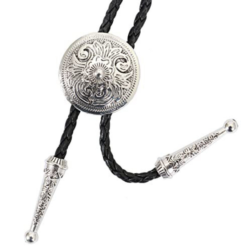 Wholesale Western cowboy long pendant sweater chain leather