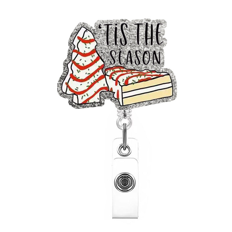 Wholesale Christmas Tree Christmas Cartoon Badge Reels