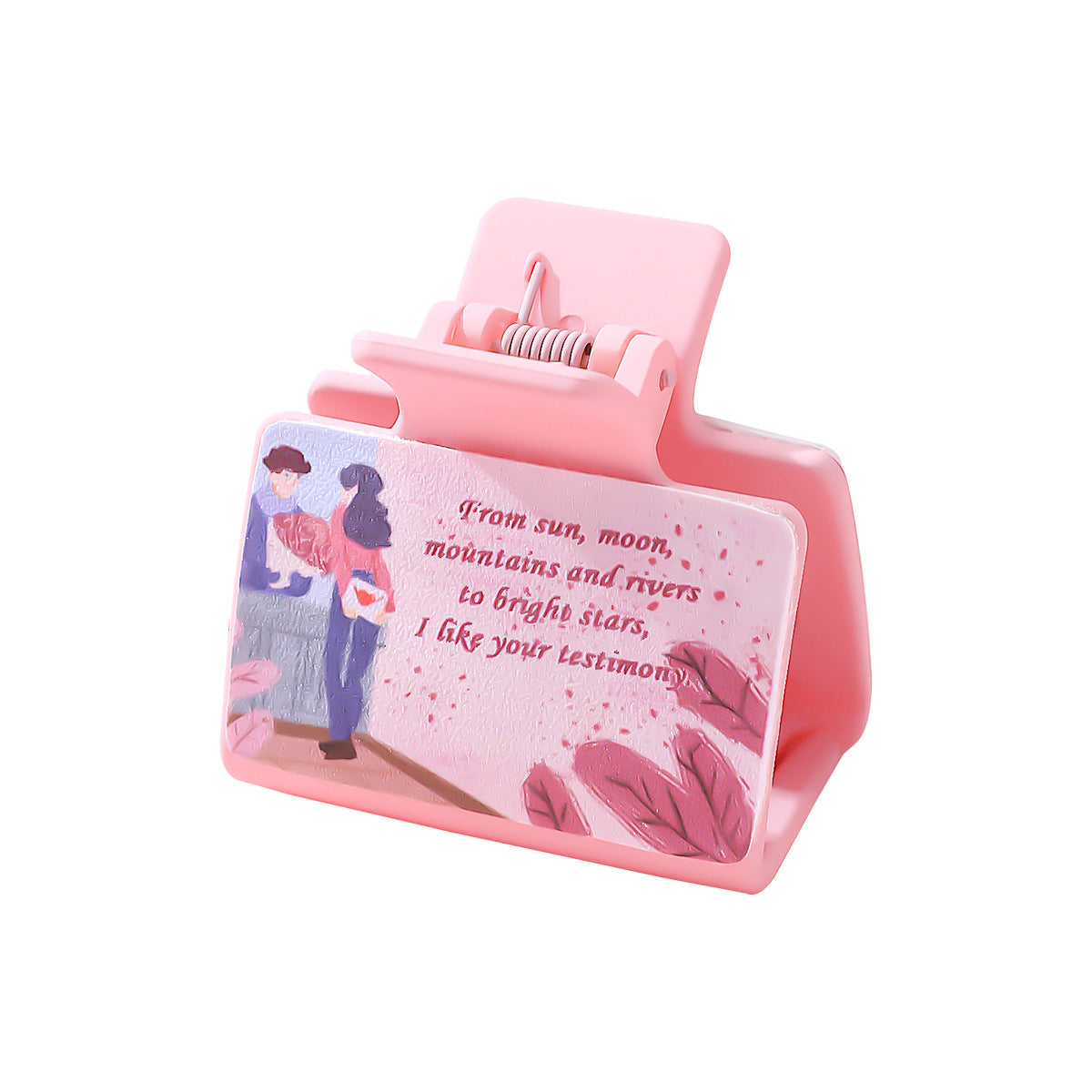 Wholesale Valentine's Day Love Leather Hair Clips