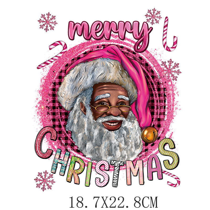 Wholesale Pink cartoon  heat transfer pattern  UV DTF Ready to Press Transfers Wraps