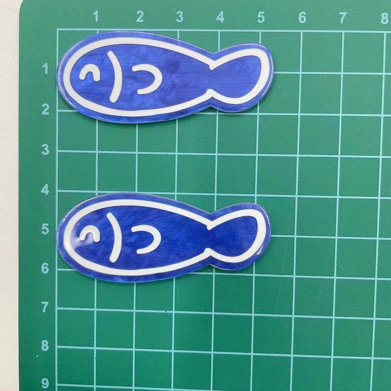 Wholesale 5pcs Cartoon Fish Acrylic FlatBack Cute Accessories