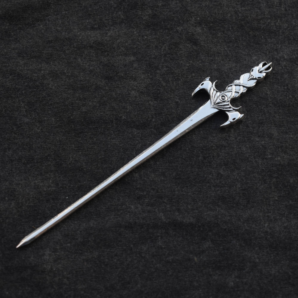 Wholesale 16cm Witch Skull Hair Stick Sword Spirit Hair Hairpin