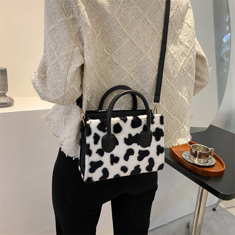 Wholesale Cow Print Leopard Print Hand Shoulder Bag Crossbody Bag