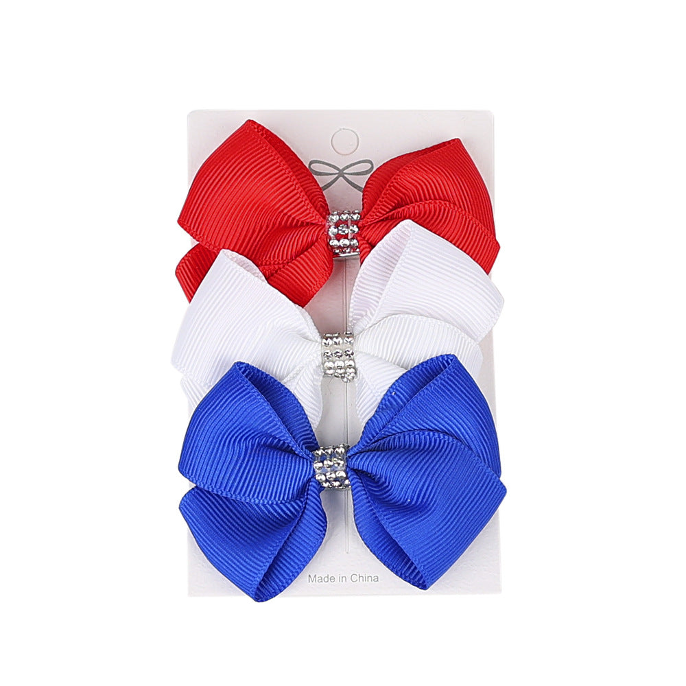 Wholesale Thread Ribbon Kids Headwear Independence Day