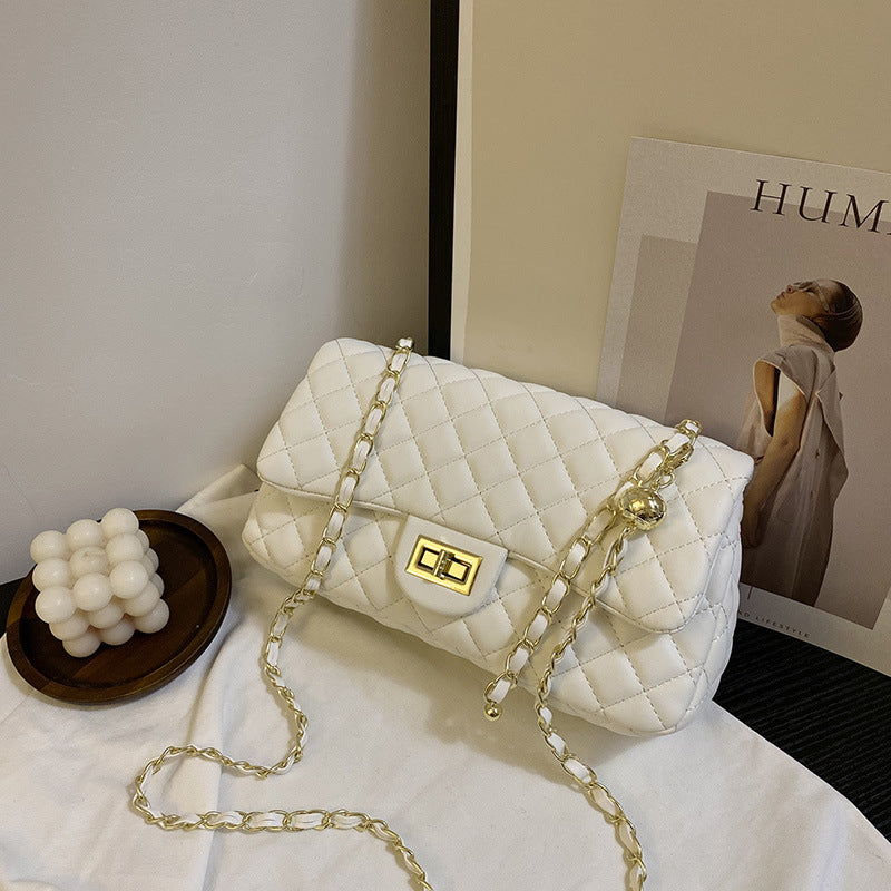 Wholesale Diamond Embroidery Small Square Bag Fashionable Shoulder Bag