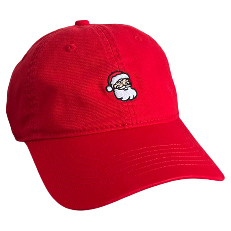 Wholesale Santa embroidery baseball cap children autumn and winter all-match red cap couple