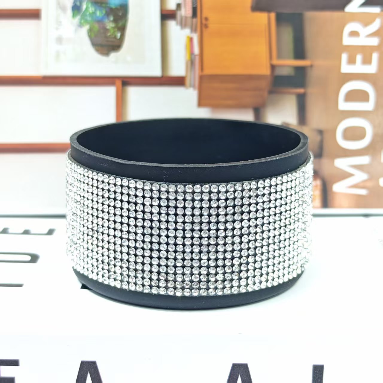 Wholesale Sparkling Diamond Silicone Cup Sleeve  Cup Accessories