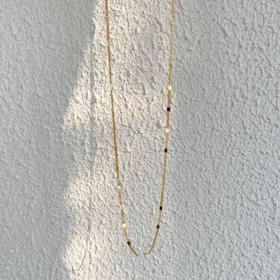 Wholesale S925 Sterling Silver Sparkling Niche Luxury Necklace