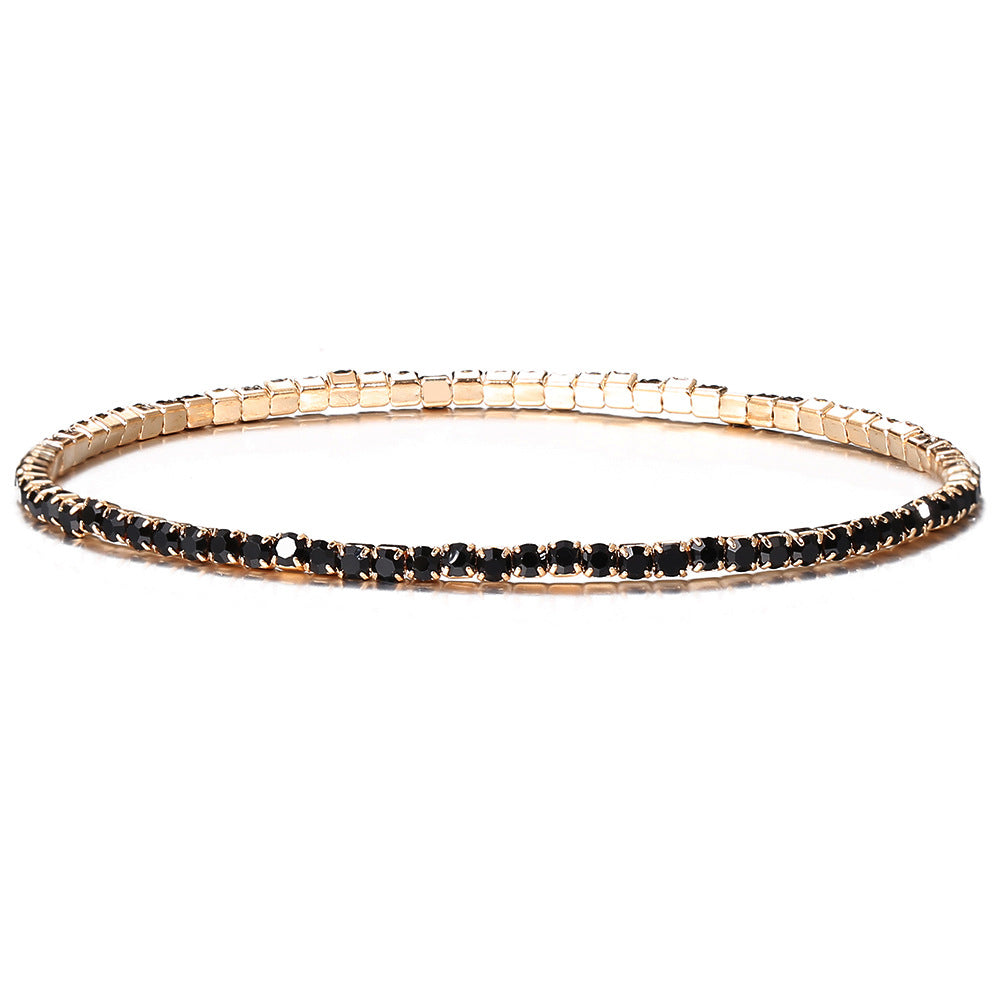 Wholesale Fancy Color Diamond Multicolor Stretch Bracelet