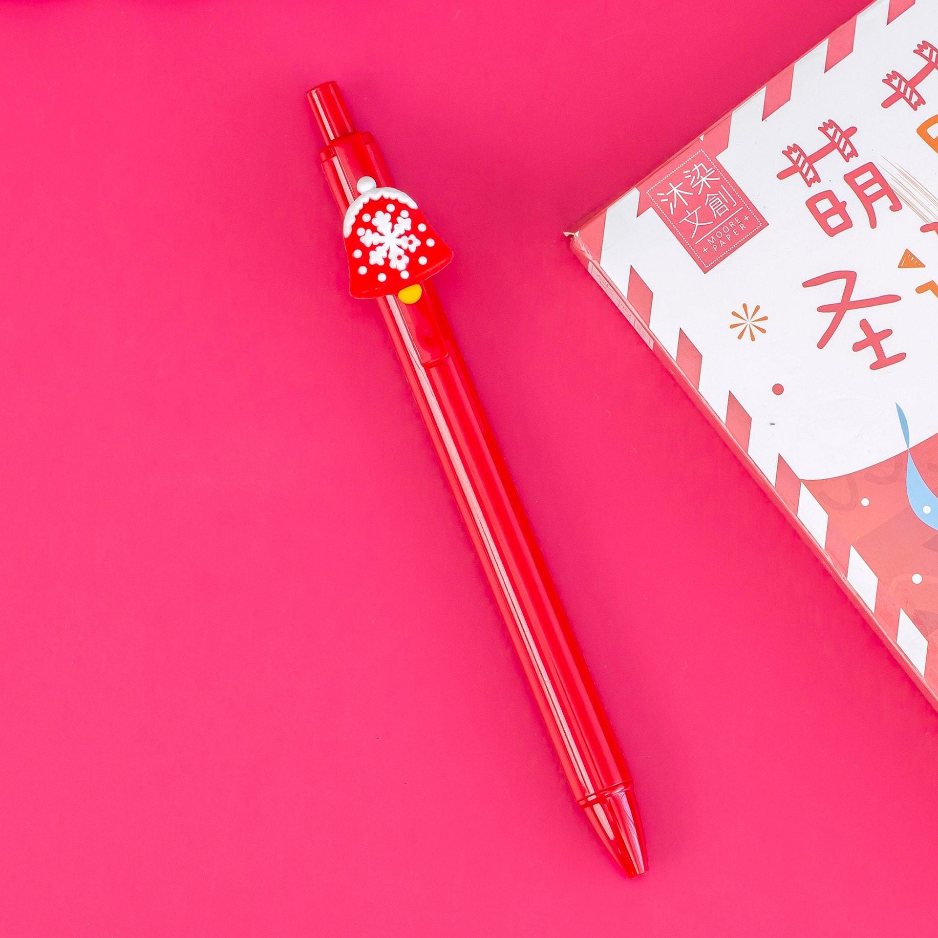 Wholesale Christmas Plastic Rollerball Pen