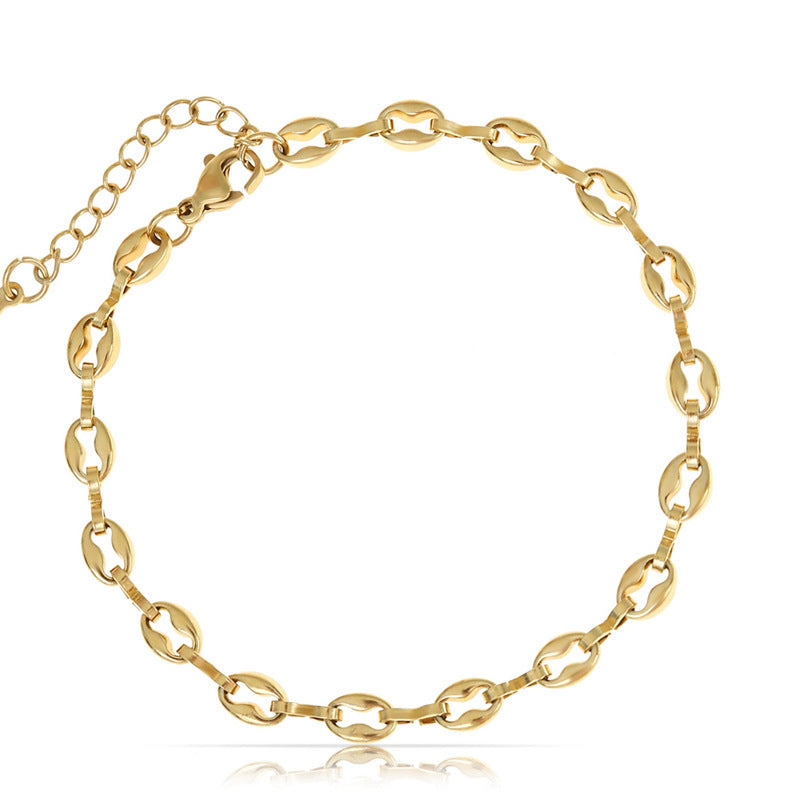 Wholesale Stainless steel geometric element men' s bracelet