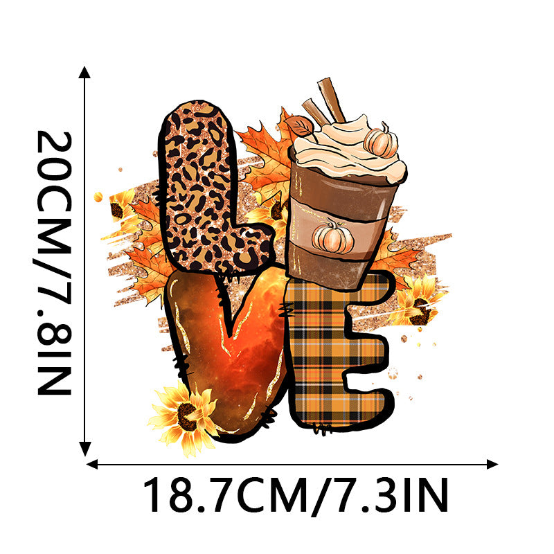 Wholesale 10pcs Coffee Flower Beverage Animal UV DTF Ready to Press Transfers Wraps