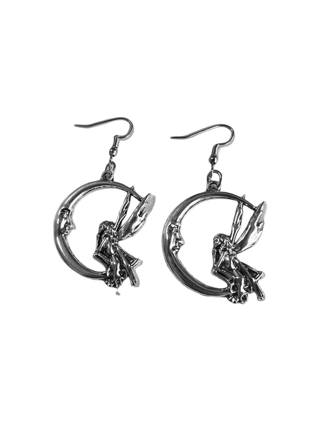 Wholesale  fairy moon earrings cute jewelry
