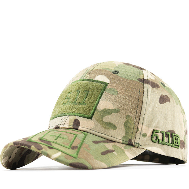 Wholesale Outdoor Camouflage Embroidered Adjustable Leisure Travel Hiking Velcro Hat