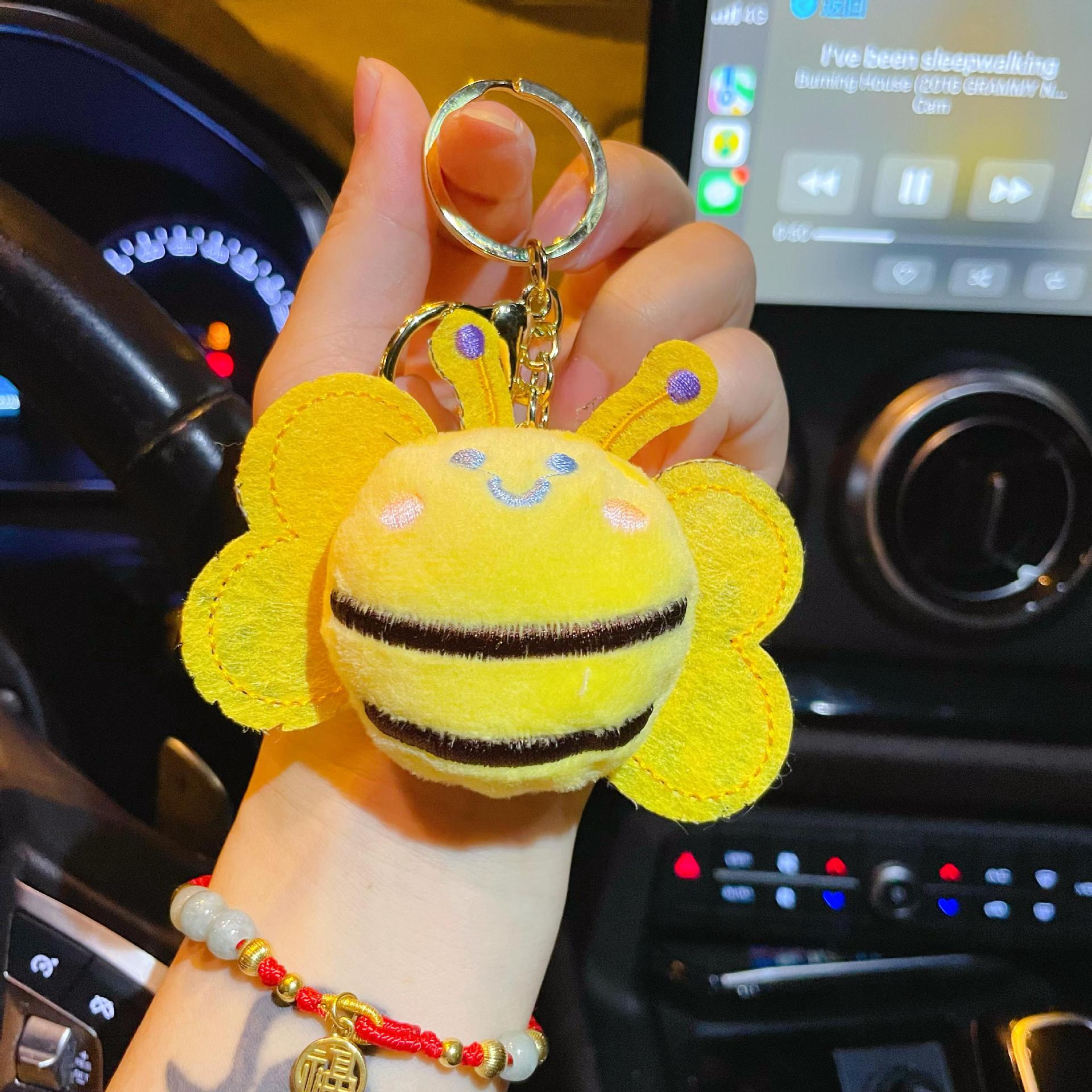 Wholesale Cartoon plush doll keychain