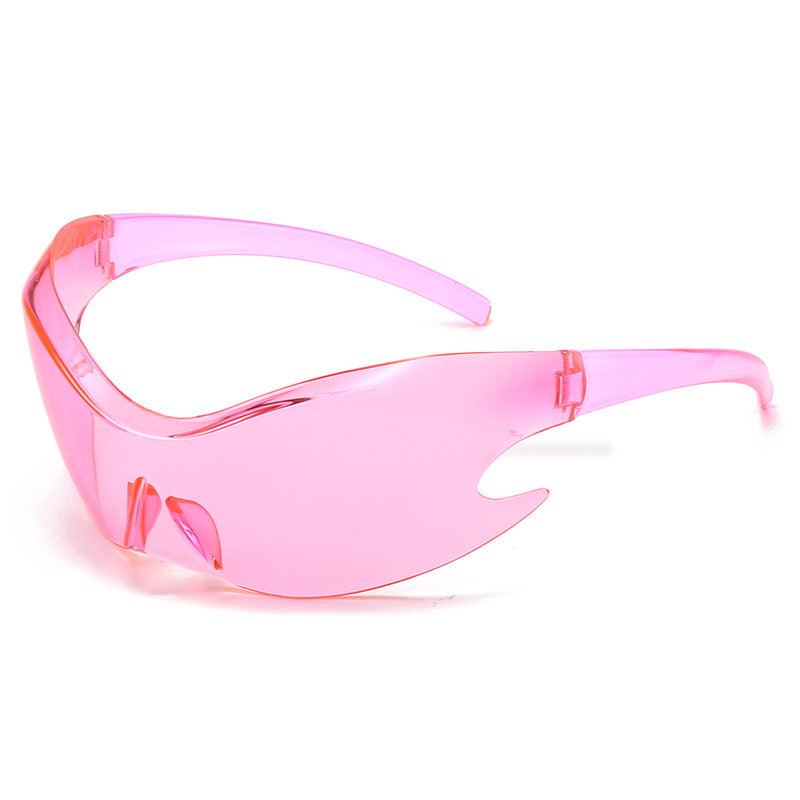 Wholesale Sports Colorful Reflective Hip-hop Sunglasses