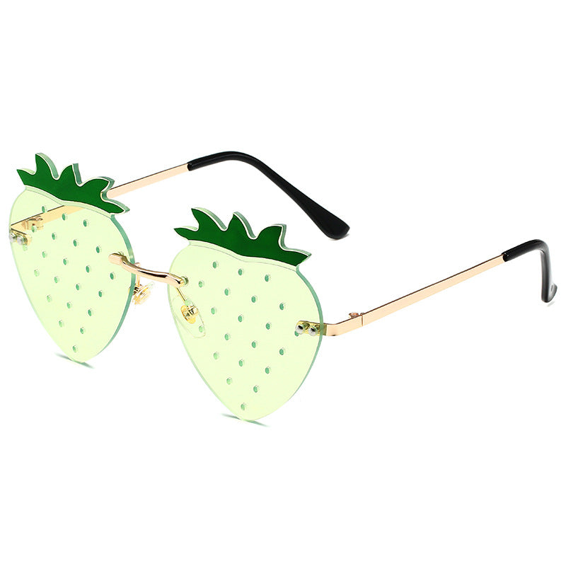 Wholesale PC Frameless Strawberry Sunglasses