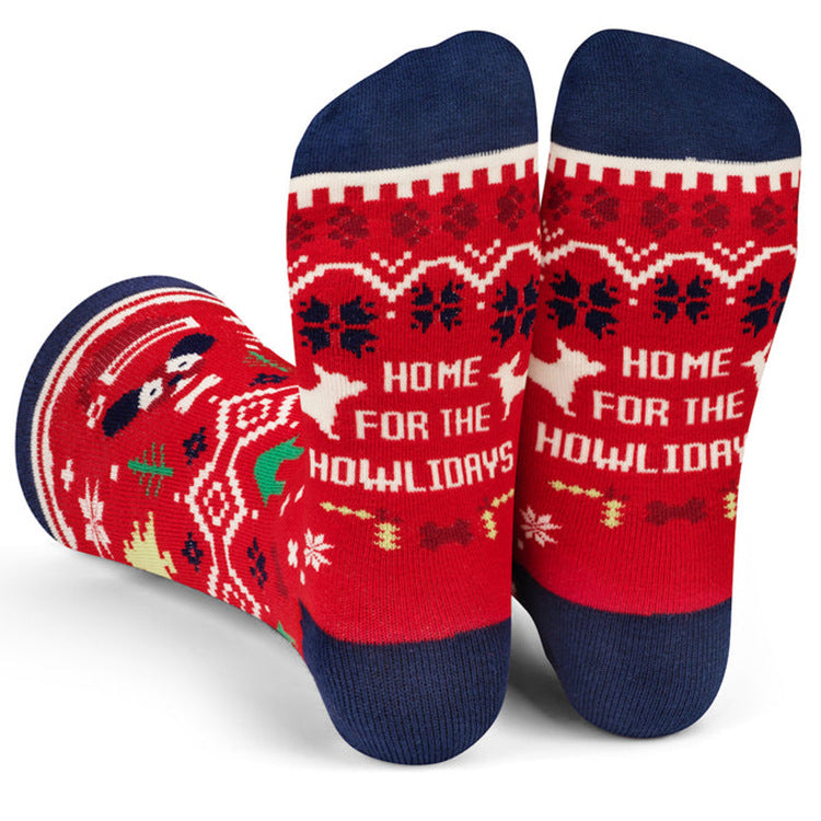 Wholesale Christmas Couple Cotton Socks
