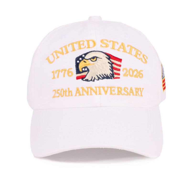 Wholesale Embroidered Baseball Cap American Flag Peaked Cap