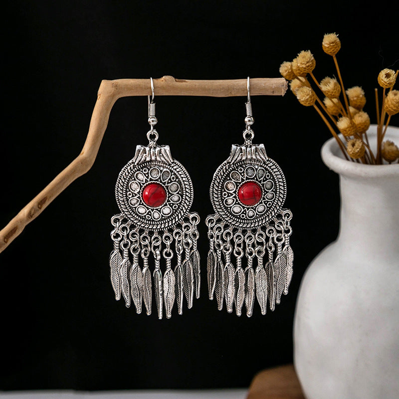 Wholesale Bohemian Ethnic Style Alloy Earrings