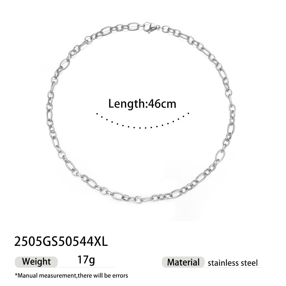 Wholesale Tyna European and American Light Luxury 18K Gold Stainless Steel Conch Sea Star Sun Thick Rope Necklace All-match Cross-border Trendy Jewelry