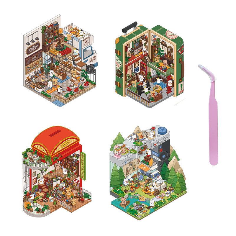 Wholesale Today' s sixth series of PET stickers for landscape DIY stickers