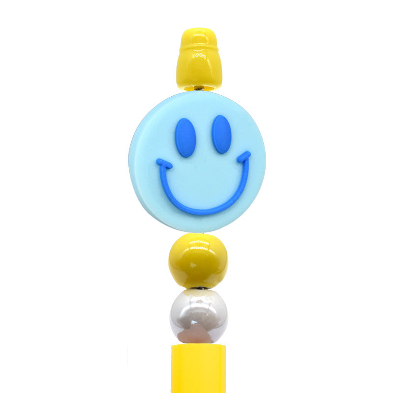 Wholesale Random 100pcs/pack Flower expression pattern bead   Focal Beads