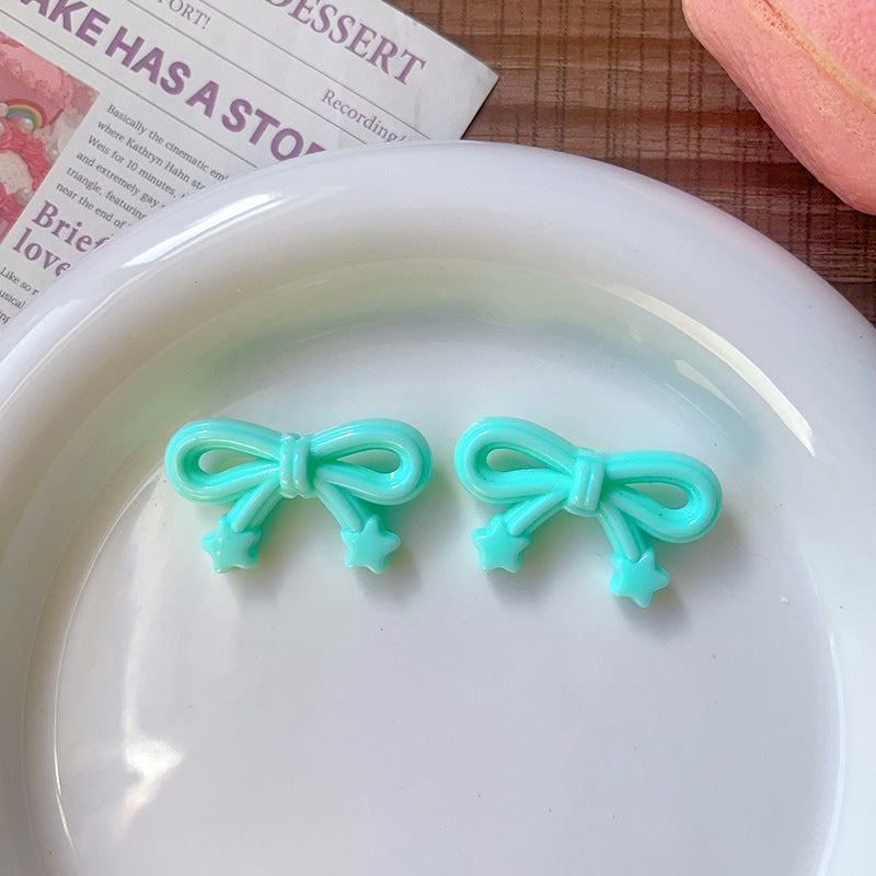 Wholesale 10pcs/pack  Bow tie  knot  stars  scattered beads   bead beads  Acrylic Beads