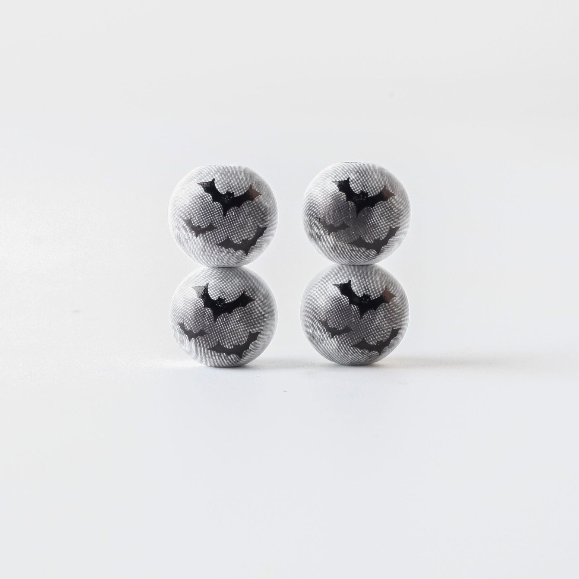 Wholesale 2PCS Halloween Twine Tassel Wooden Beads