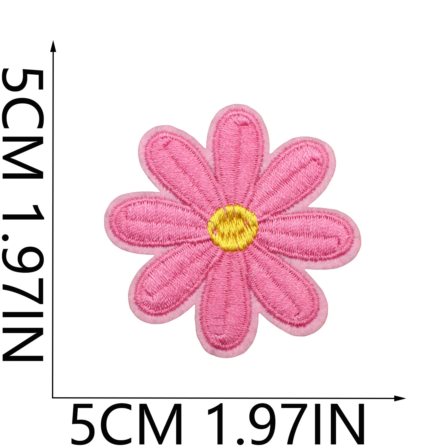 Wholesale 60 Piece Pink Skull Flame Iron On Embroidered Patches Fashion Clothing Bag Decor Gift Boutique Resale