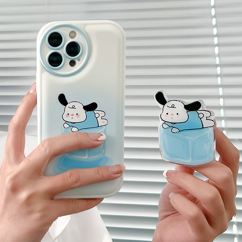 Wholesale Acrylic Phone Airbag Stand Ins Lazy Grip Cushion Adhesive Ring Holder For Phone Case Trendy Fashion Accessory Gift