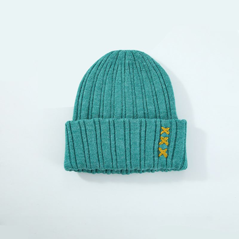 Wholesale Simple Men's and Women's Autumn and Winter Versatile Fashion Solid Color Knitted Hat