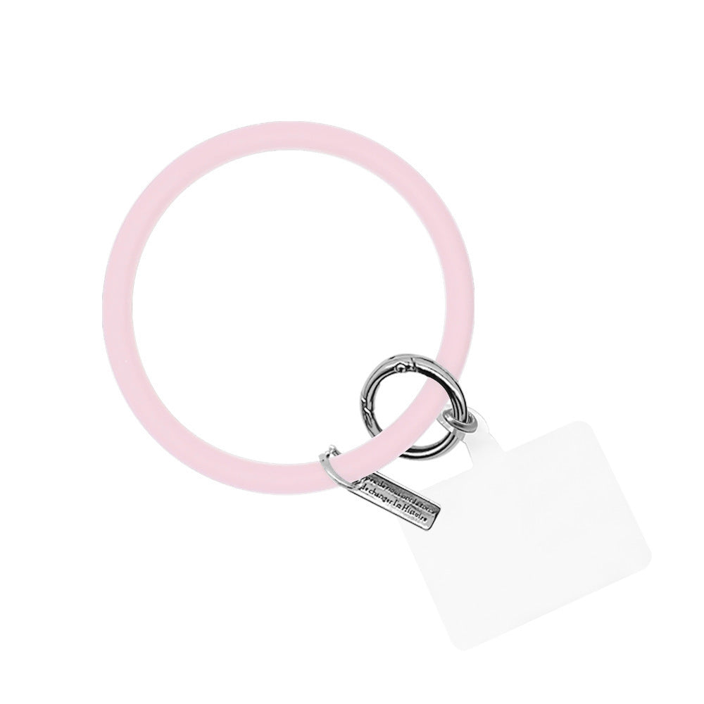 Wholesale Mobile Phone Anti-loss Silicone Heart-shaped Hanging Ring Key Chain