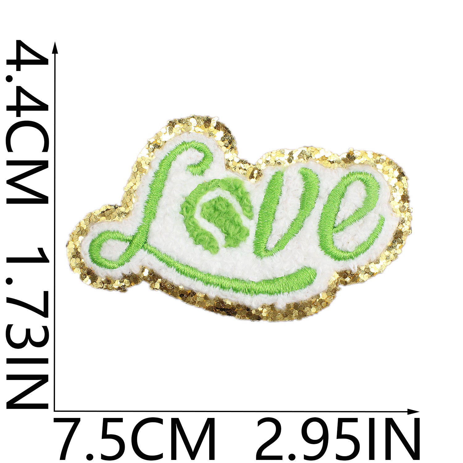 Wholesale Trendy Embroidered Iron On Patch With Sport And Letter Motif For Clothing DIY Towel Decorative Applique Gift Resale Accessory