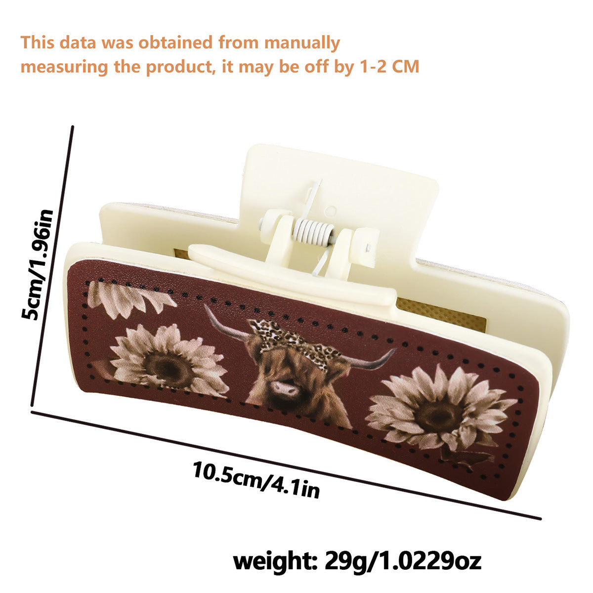 Wholesale Fengpin yak chrysanthemum red leather square hairpin