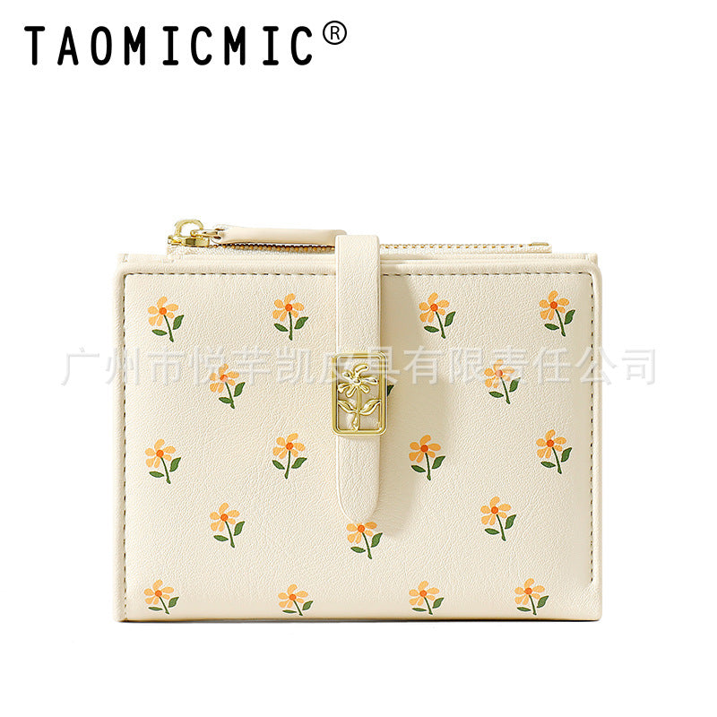 Wholesale Printed Short Cute Cartoon Female Short Coin Purse