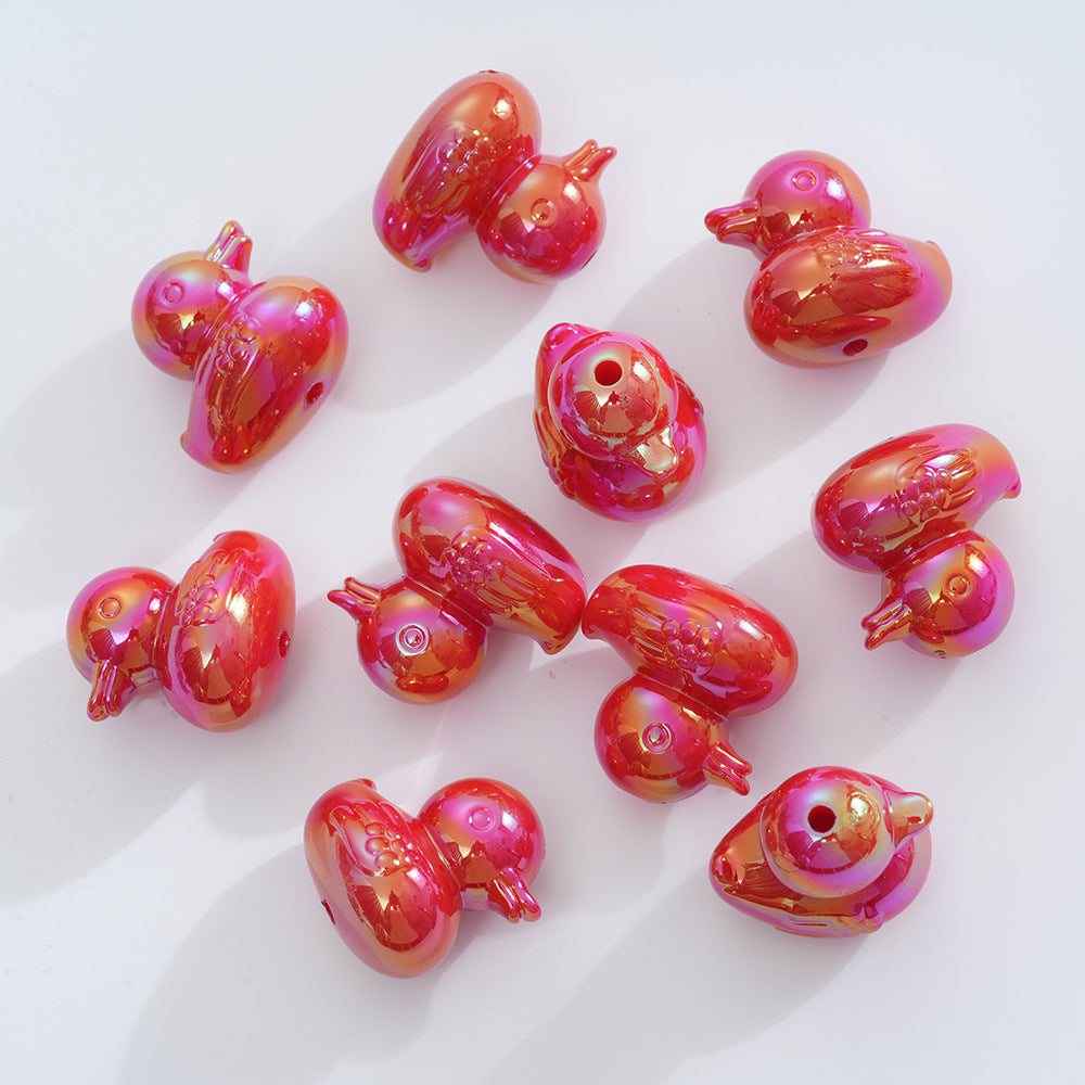 Wholesale 10pcs Duck Beads DIY Jewelry Accessories Vertical  Beads