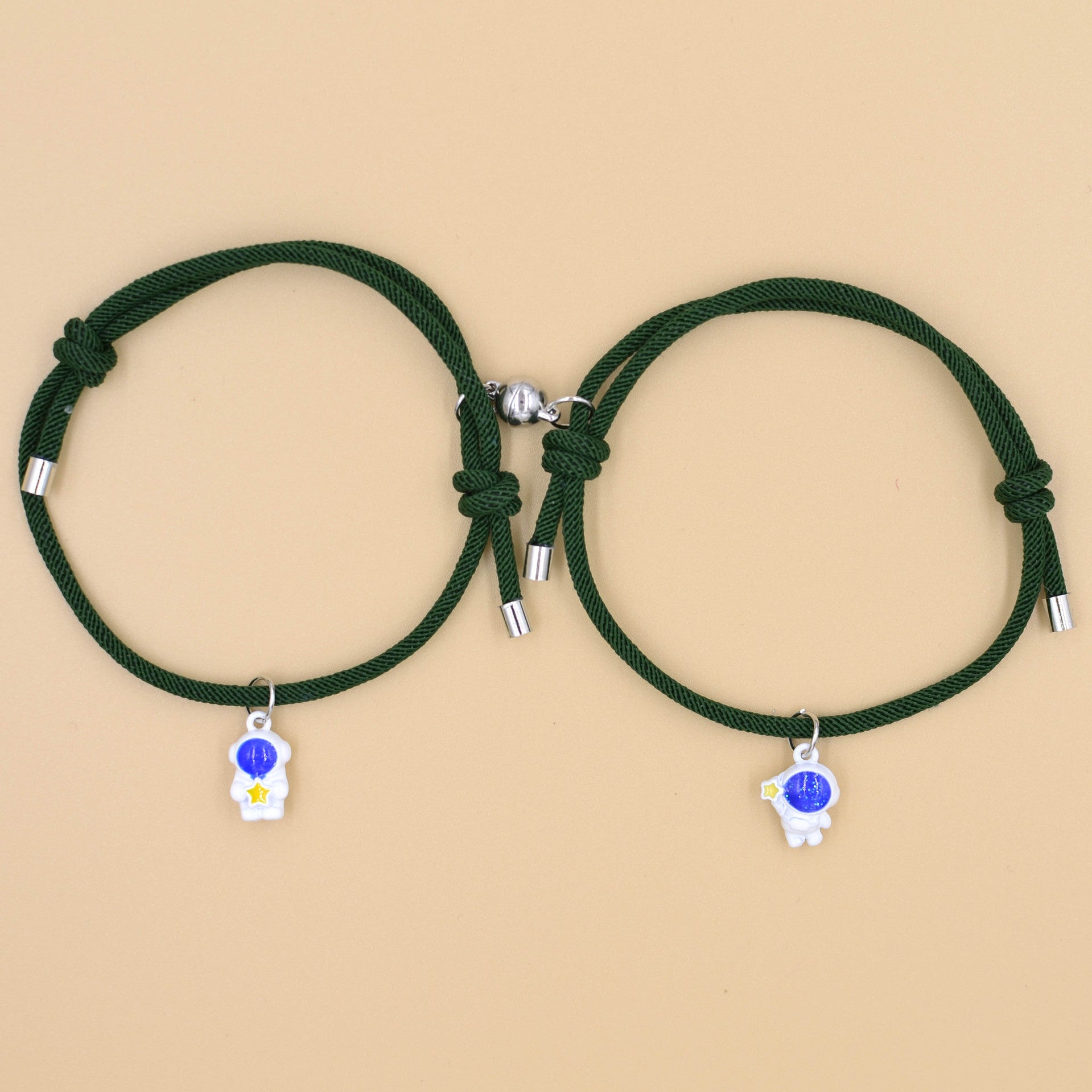 Wholesale Colorful astronaut couple commemorative bracelet