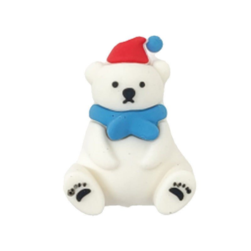 Wholesale 20pcs 3D Focal Beads  for Christmas