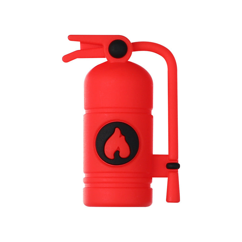 Wholesale 20pcs/ pack silicone loose beads 3D fire extinguisher beads