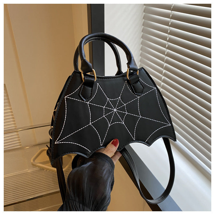 Wholesale Spider Web PU Tote Messenger Bag