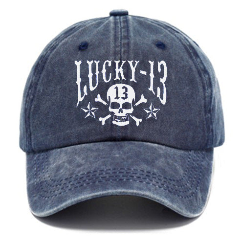 Wholesale Distressed Washed Cotton Printed Soft Top Baseball Cap