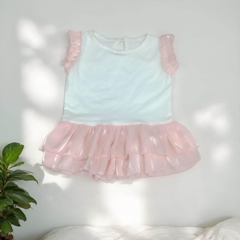 Wholesale Princess Baby Girl Cotton Sleeveless Cake Dress Fashion Birthday Party Outfit For Toddler