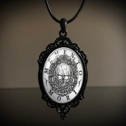 Wholesale Vintage Gothic style bat castle crow cross blood black cat church cemetery vampire vintage necklace