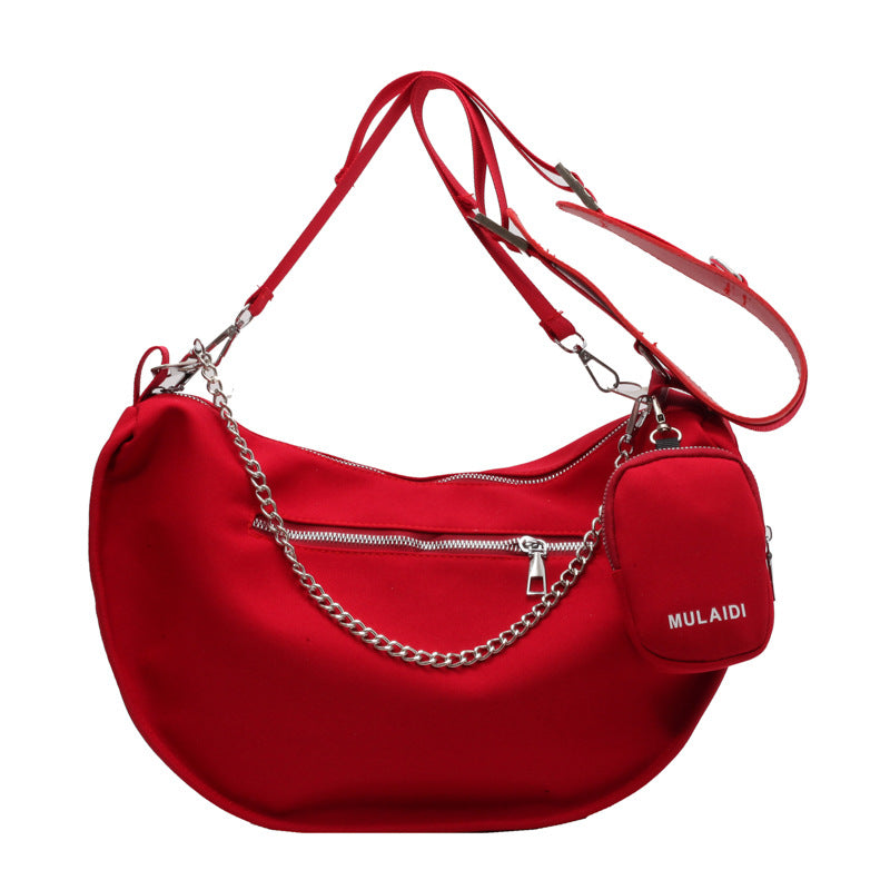 Wholesale Large Capacity Single Shoulder Crossbody Bag Red Mother-and-Daughter Bag