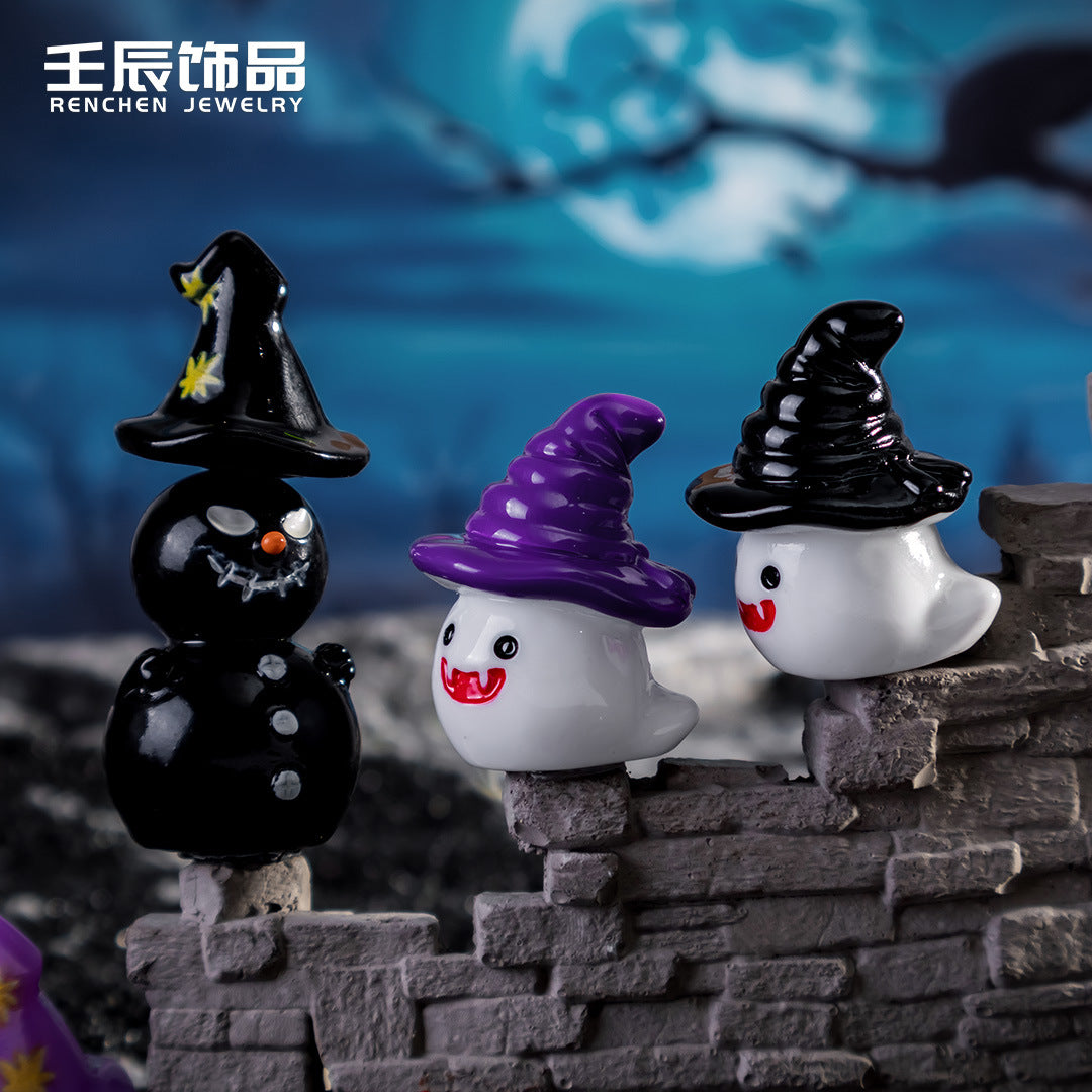 Wholesale Horror  Glow-in-the-Dark Resin Ornament Decorative Accent for DIY Jewelry or Gift Resale