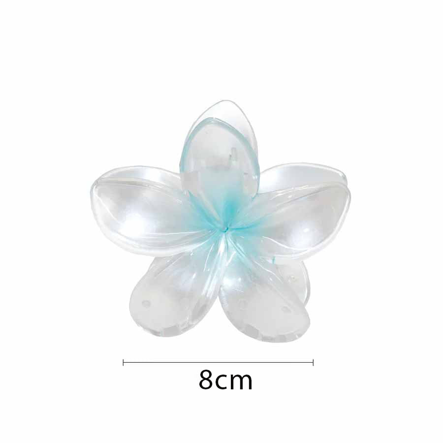 Wholesale Large 8CM Gradient Color Plumeria Flower Hairpin